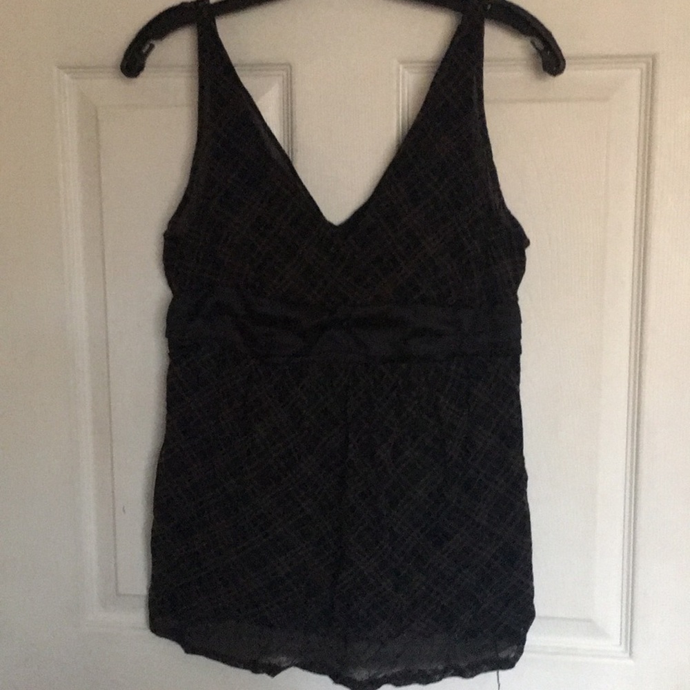 Black and dark gray Formal blouse